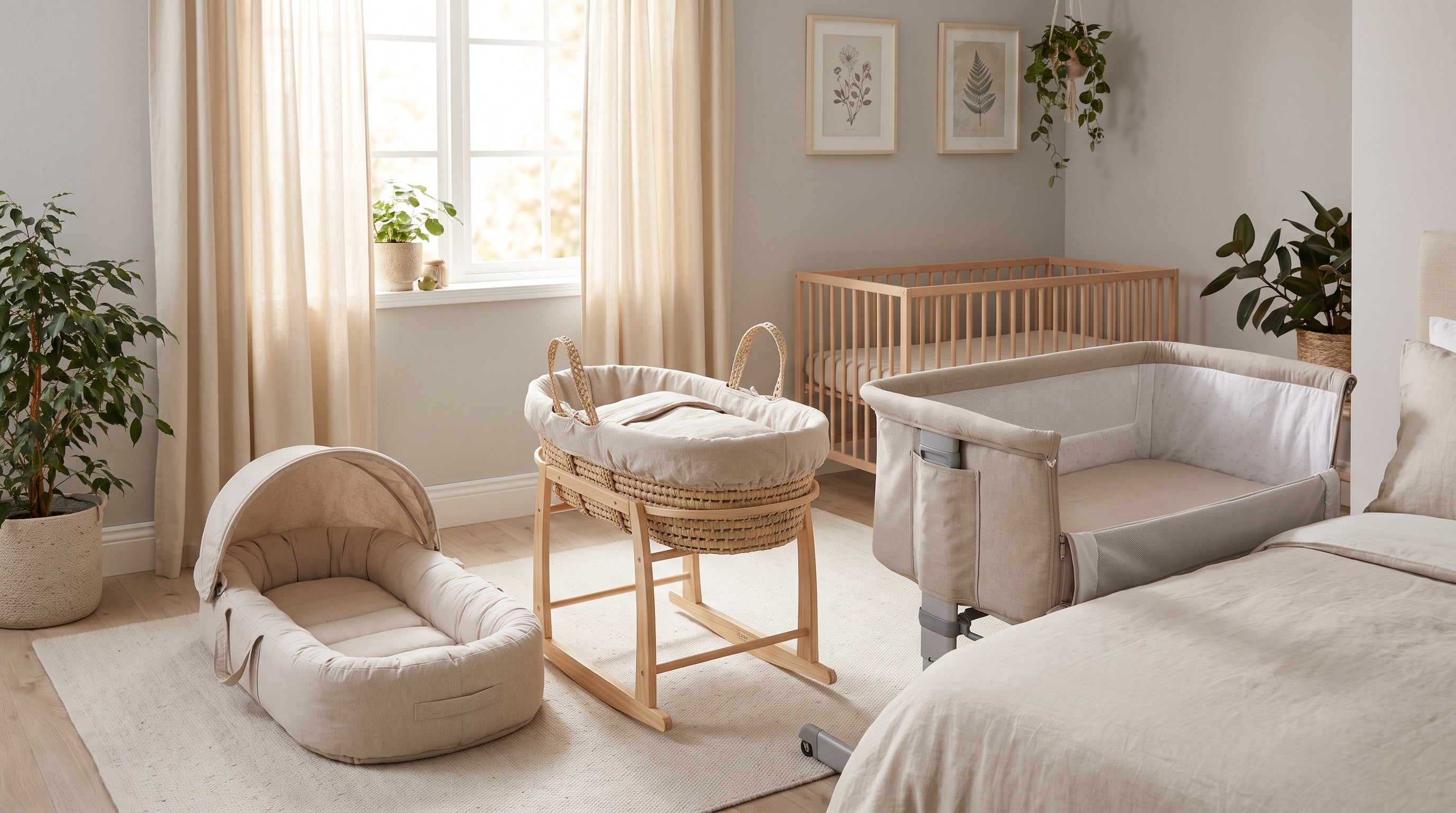 Newborn Sleeping Nest Bed vs. Moses Basket vs. Co-Sleeper: Which Is Right for You?