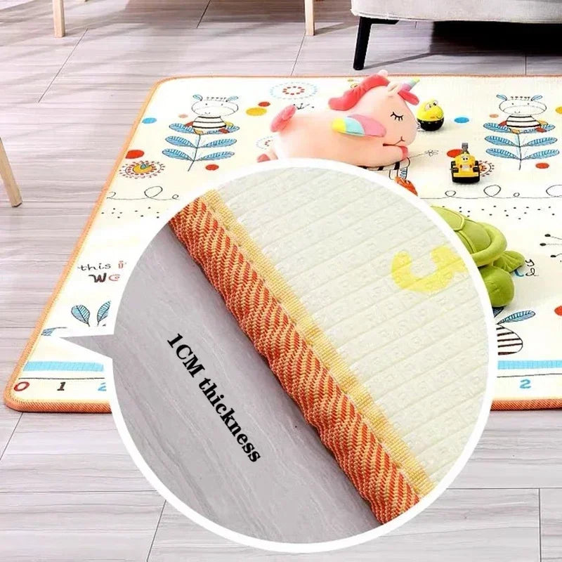 Baby Bubble baby activity play mat with thick cushioning, colorful design, and soft safety rug for tummy time and play.