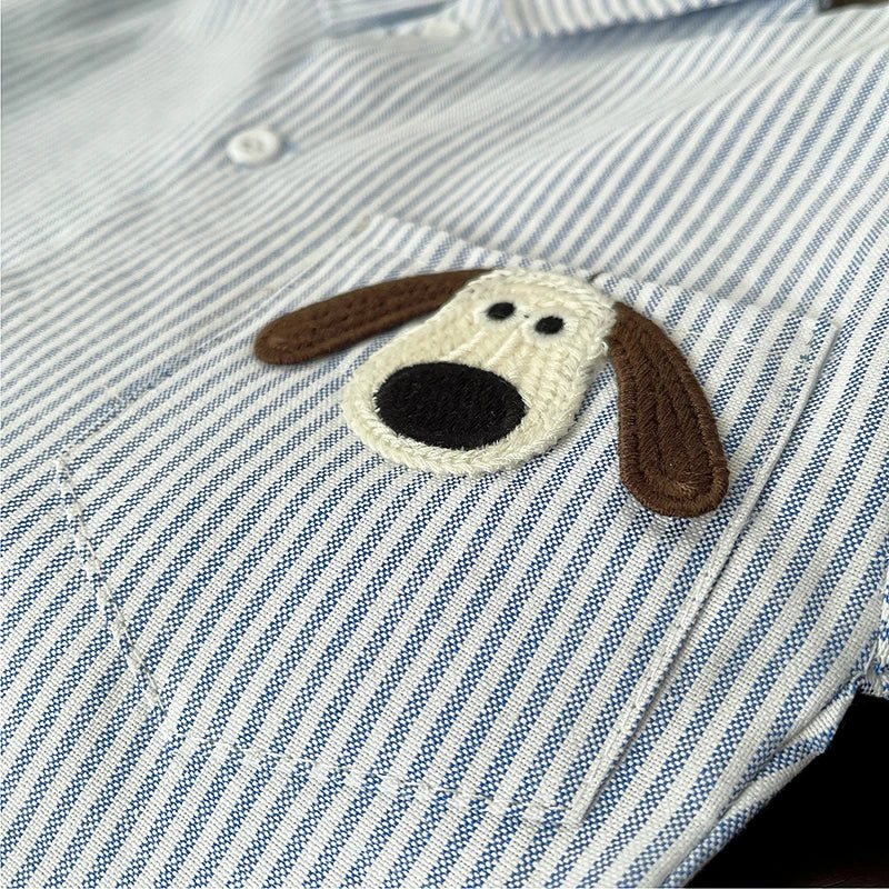Baby Bubble kids long sleeve spring shirt for toddlers, featuring a lightweight, thin design suitable for infants and young boys.