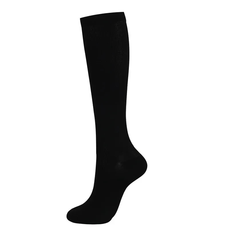 Pregnancy compression socks by Baby Bubble designed to improve circulation during pregnancy, shown in the image.