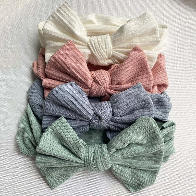 Baby Bows Turban Bandeau Hairband - Baby Bubble Store