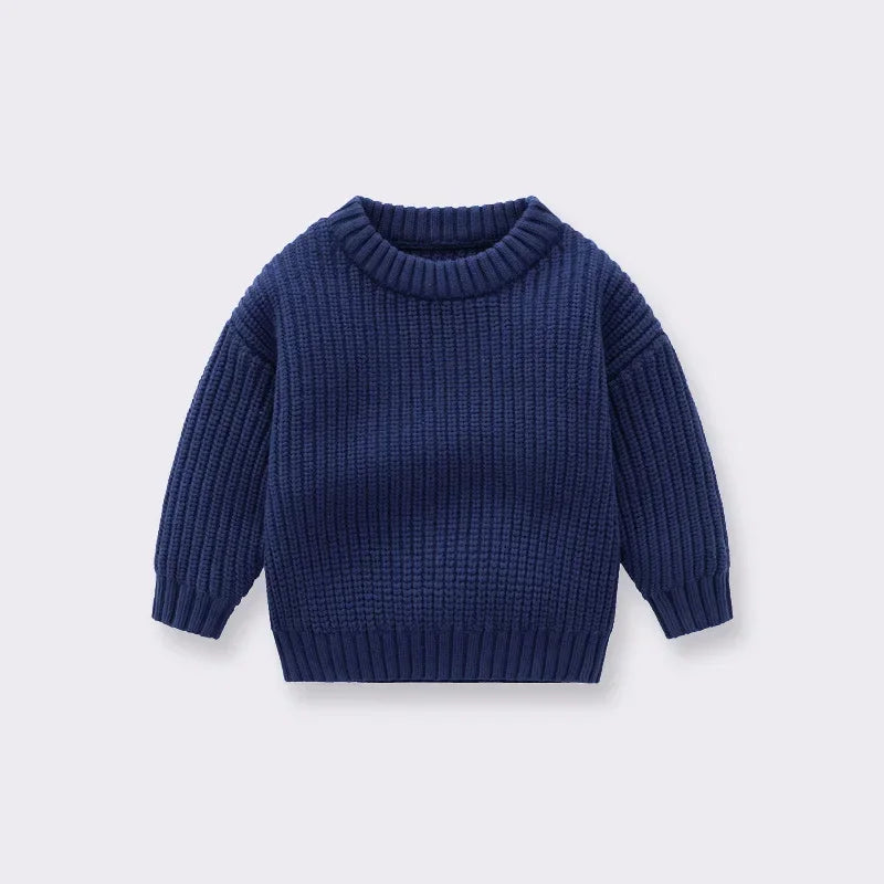 Baby Bubble CLO baby knit pullover sweater in soft, cozy knit fabric, perfect for infants and toddlers.