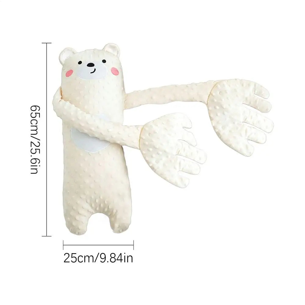 Baby Bubble soothing bear sleep pillow with remote, soft plush design, featuring a cute bear shape for comforting baby sleep.