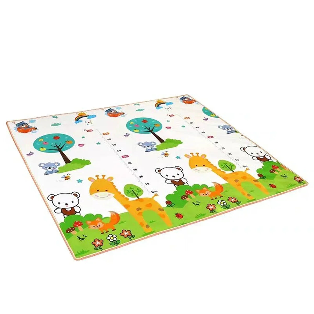 Baby Bubble baby activity play mat with thick cushioning, colorful safety rug for infants to play and explore comfortably.