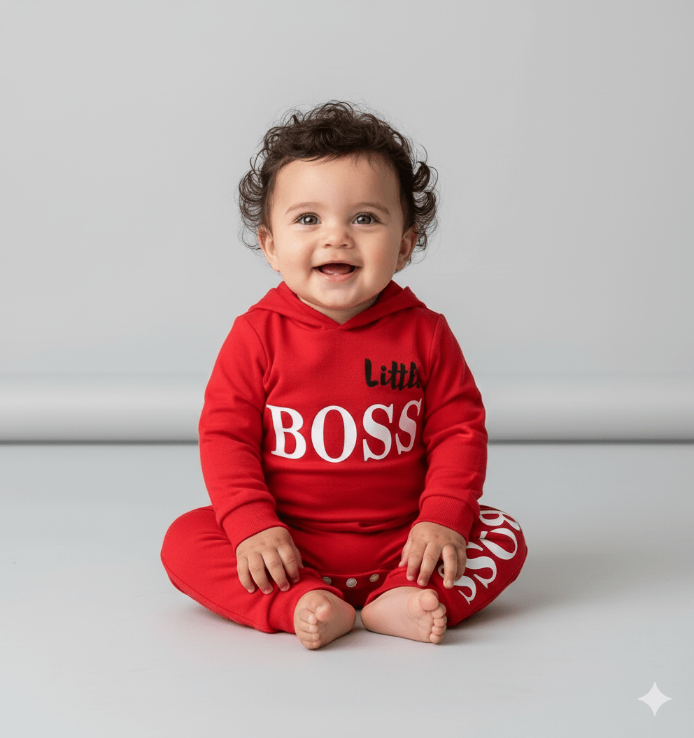 Baby Boy Casual Outfit Set - LittleBoss™ - Baby Bubble