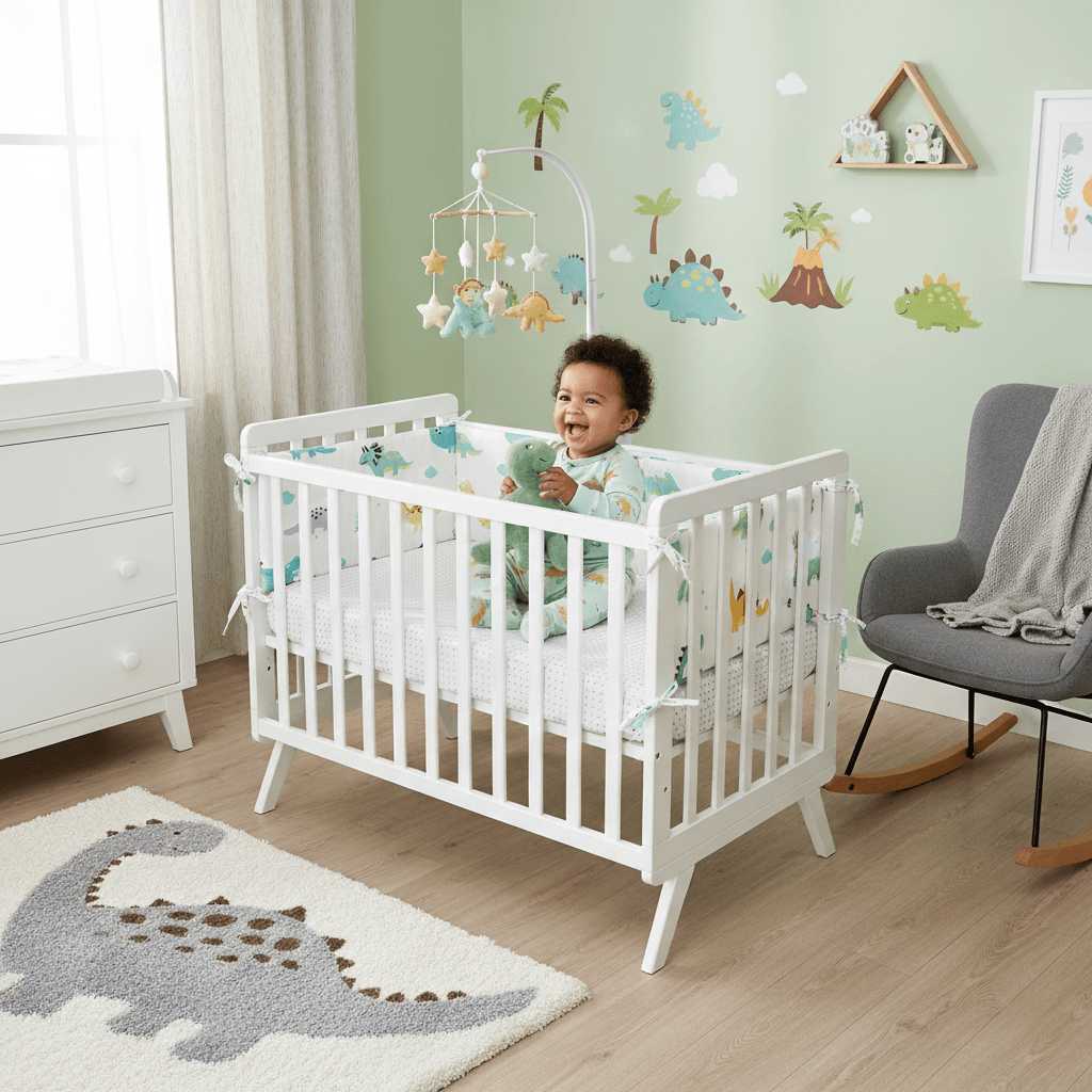 Premium Baby Crib Bumper - SleepWays™ - Baby Bubble