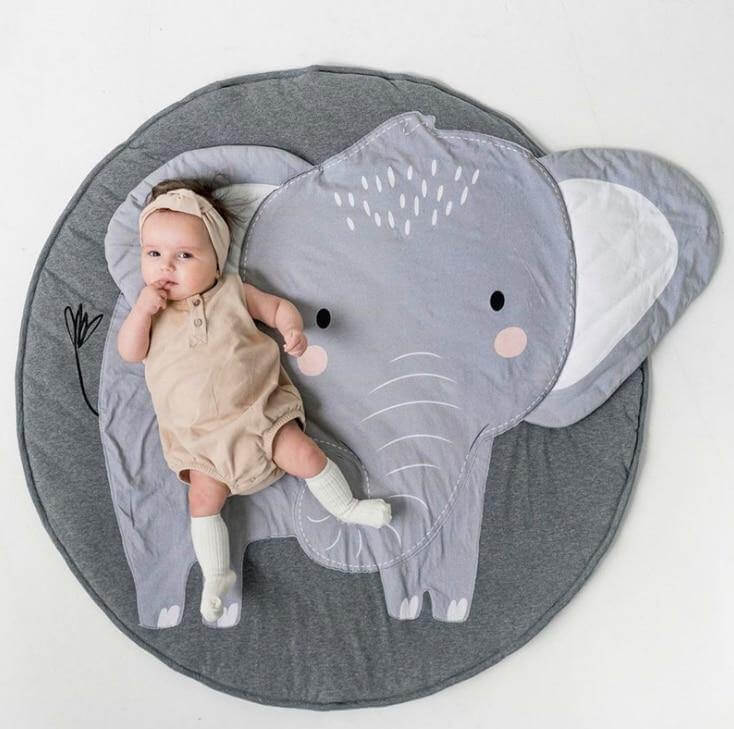 Baby Play Animal Round Soft Mat - Baby Bubble Store