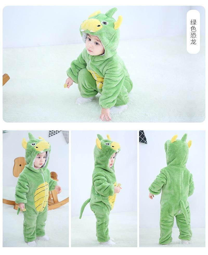 Soft Baby Animal Romper - Baby Bubble Store