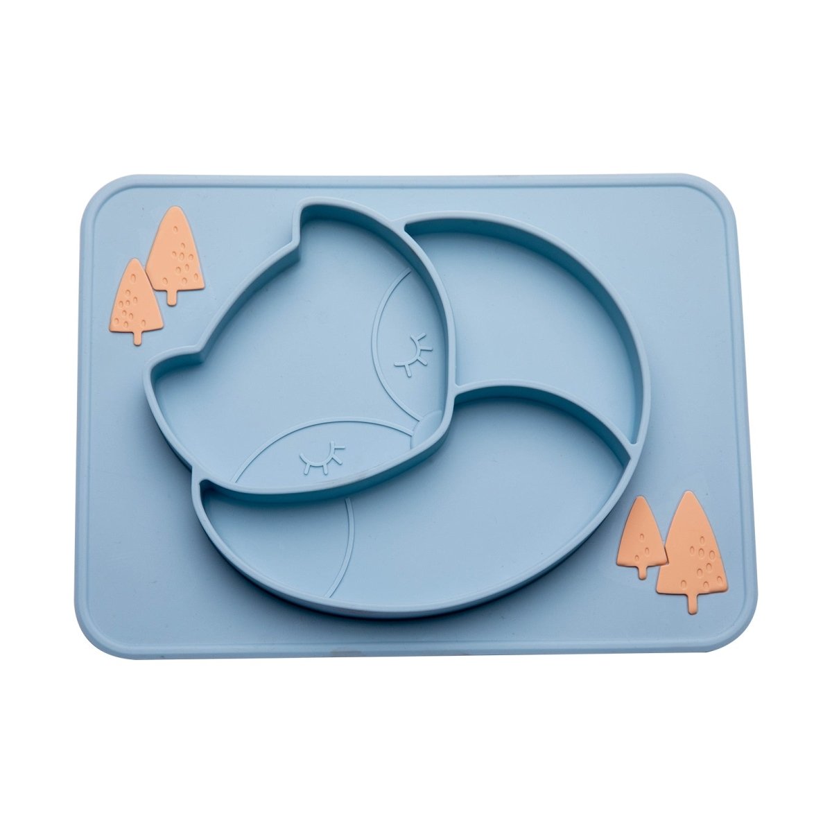 Silicone Baby Dining Plate - Baby Bubble Store