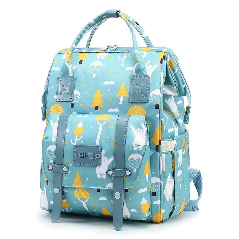 Baby Nappy Bag Mummy Bag Backpack Waterproof Storage Handbag Outdoor Travel Mommy Maternity Bag For Baby Stuff 2 Layer Gray 0 Baby Bubble Store bear 
