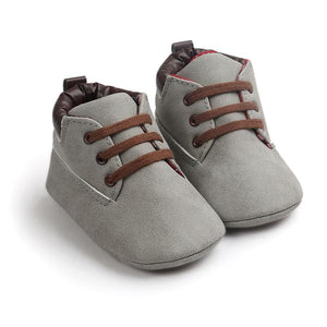 Baby Soft Boot Shoes Baby Soft Boot Shoes Baby Bubble Store Gray 0-6 Months 