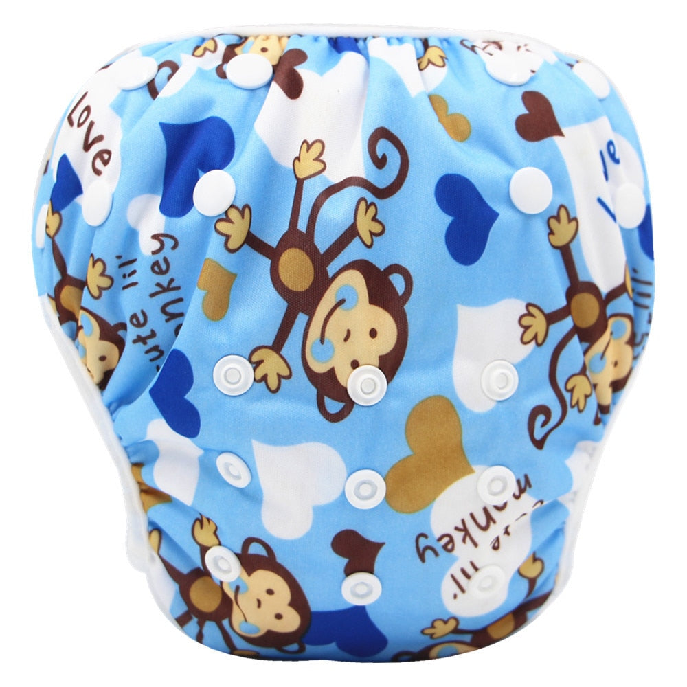 Waterproof Baby Swim Diapers Waterproof Baby Swim Diapers Baby Bubble Store Monkey 